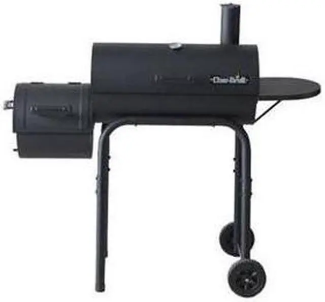 Alt view image 7 of 20 - Char-Broil 12201570-A1 American Gourmet Offset Smoker, Black