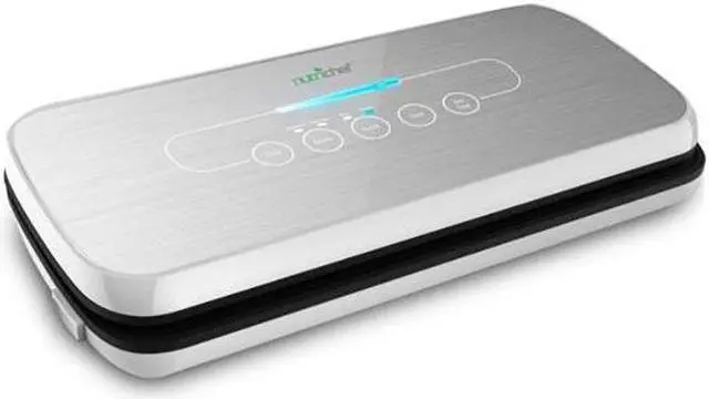 Alt view image 2 of 6 - NUTRICHEF PKVS18SL Nutrichef Automatic Food Vacuum Sealer - Electric Air Sealing Preserver System (Silver)