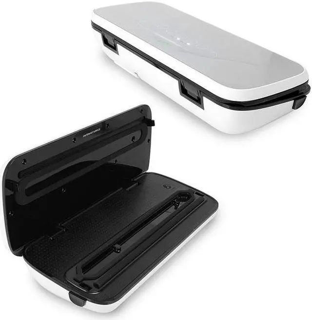 Alt view image 4 of 6 - NUTRICHEF PKVS18SL Nutrichef Automatic Food Vacuum Sealer - Electric Air Sealing Preserver System (Silver)