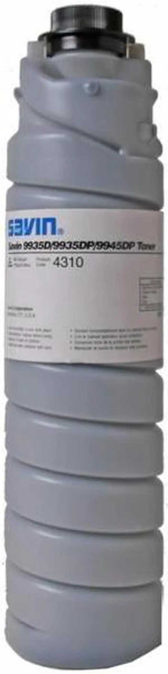 Alt view image 2 of 2 - Savin 4310  OEM Copier Toner: Black Yields 27,000 Pages