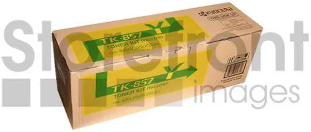 Alt view image 2 of 9 - Kyocera TK857Y Toner Cartridge - Yellow