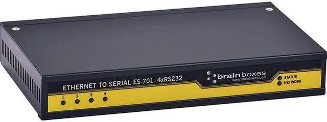Main image of Brainboxes 4 Port Rs232 Ethernet To Serial Adapter