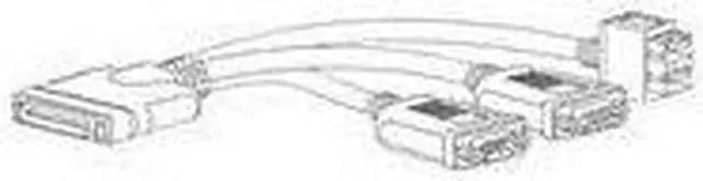 Alt view image 4 of 4 - Cisco N20-BKVM= KVM Cable Adapter