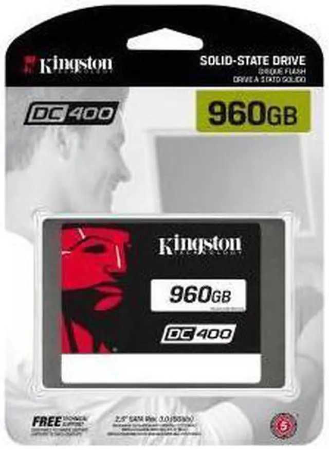 Alt view image 5 of 15 - Kingston SEDC400S37/960G Ssdnow Dc400 - Solid State Drive - 960 Gb - Internal - 2.5 Inch - Sata 6Gb/S
