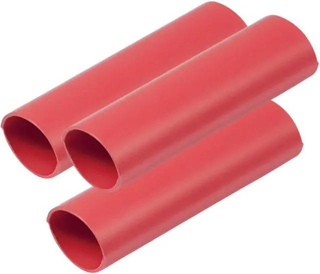 Main image of Ancor Heavy Wall Heat Shrink Tubing - 3/4" x 3" - 3-Pack - Red