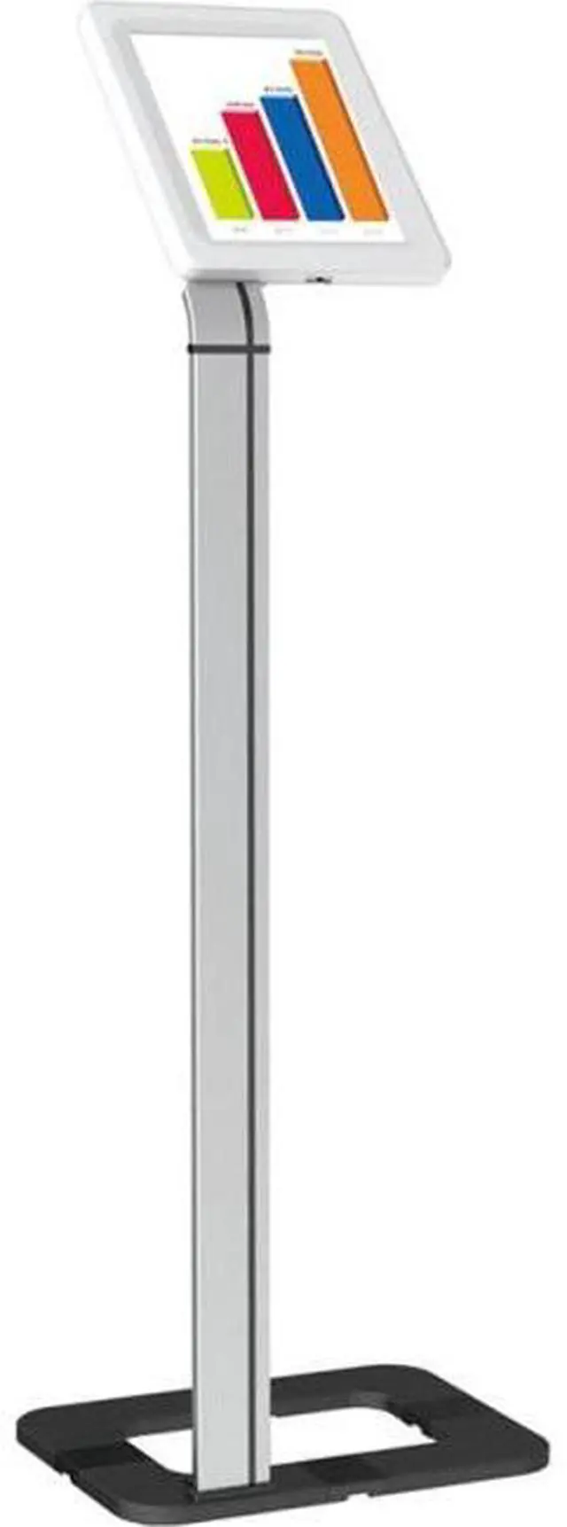 Alt view image 4 of 4 - Pyle PSPADLK38 Universal Tamper-Proof Anti-Theft iPad Tablet Kiosk Floor Stand Holder for Public Display with Cable Management, Fits Virtually All Tablets 9.7'' to 10.1'' Tablets