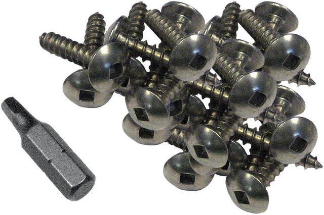 Main image of DOCK EDGE STAINLESS STEEL PROFILE FASTENERS 100 PCS 1"