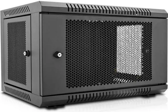 Alt view image 9 of 20 - 6U RACK WALL MOUNT ENCLOSURE