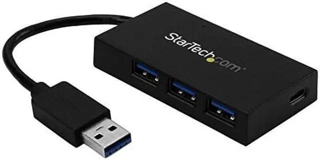 Alt view image 2 of 8 - StarTech HB30A3A1CFB 4 Port USB Hub - USB 3.0 - USB A to 3 x USB A and 1 x USB C - USB Port Expander