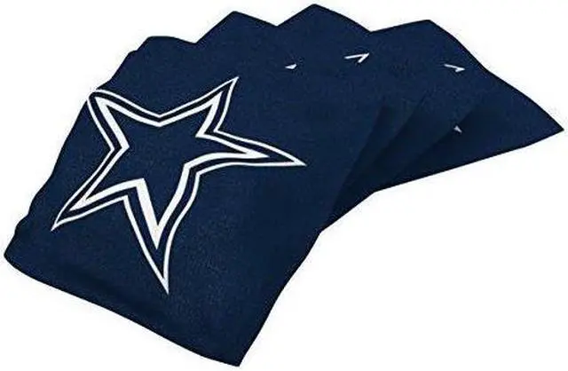 Main image of Wild Sports XL Bean Bag 4pk Dallas Cowboys Navy - Accessory For Toss Game