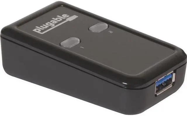 Alt view image 7 of 15 - Plugable USB 3.0 Sharing Switch for One-Button Swapping of USB Device or Hub Between Two Computers (A\B Switch)