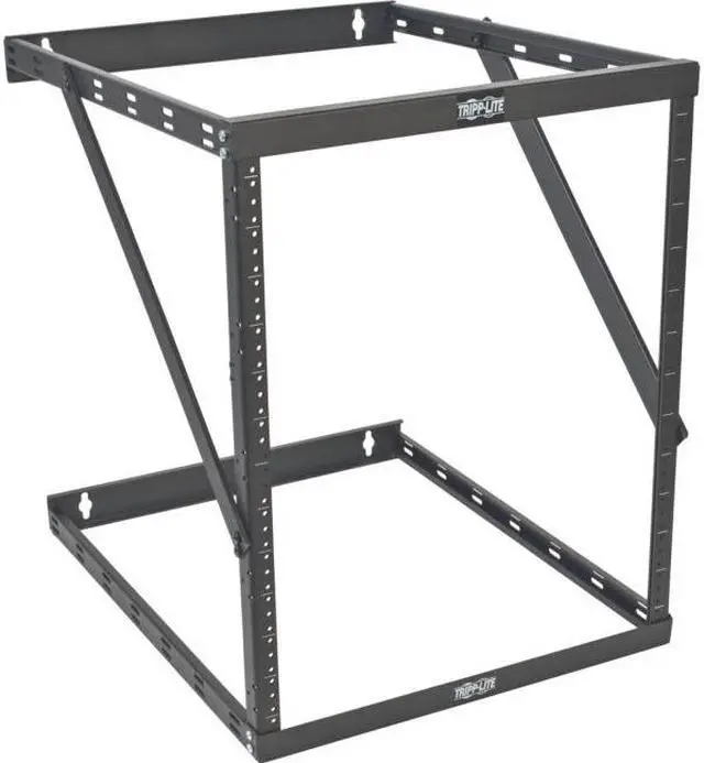 Alt view image 11 of 14 - Tripp Lite  SRWO8U22DP Expandable Low-Profile UPS-Depth Wall-Mount 2-Post Open-Frame Rack