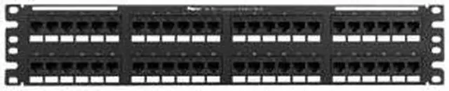 Alt view image 3 of 8 - Panduit - NK6PPG48Y - Panduit NK6PPG48Y 48-Port Network Patch Panel - 48 x RJ-45 - 48 Port(s) - 48 x RJ-45 - 48 x RJ-11