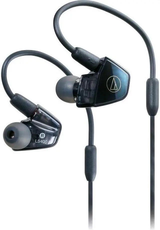 Alt view image 3 of 16 - Audio-Technica ATH-LS400iS In-Ear Headphones with In-Line Mic and Control