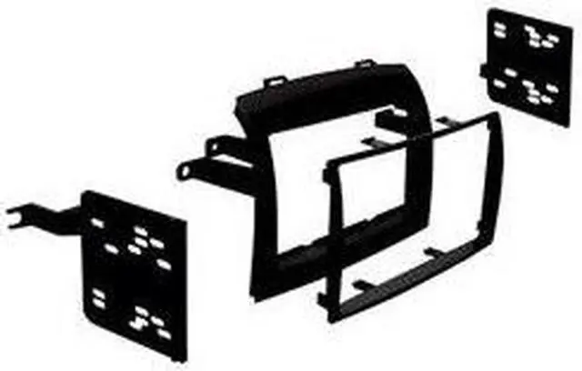 Alt view image 3 of 9 - METRA 95-8208 D-DIN DASH INSTALLATION KIT FOR 2004-2010 TOYOTA SIENNA VEHICLES