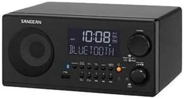 Alt view image 5 of 7 - Sangean FM-RBDS /AM/ USB Bluetooth Digital Tabletop Radio with Remote WR22BK