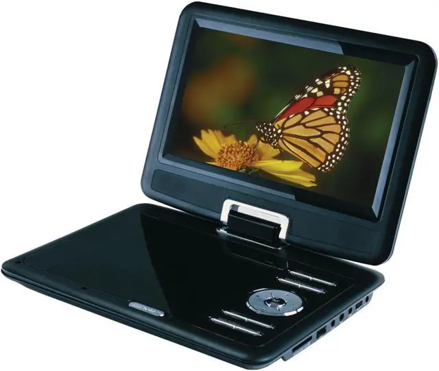 Alt view image 11 of 13 - SYLVANIA SDVD9000B2 9" Swivel-Screen Portable DVD Player