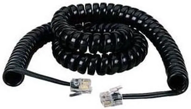Main image of 12-FT. BLACK COILED TELEPHONE H