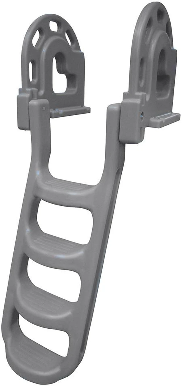 Alt view image 3 of 7 - Dock Edge Stand Off Roto Molded 4 Step Dock Ladder - 2084-F