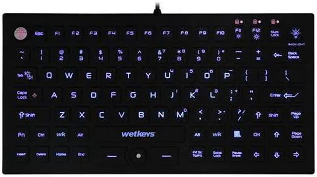 Alt view image 6 of 7 - WETKEYS KBWKRC89PB-BK PRO-GRADE TRACK-POINTER KEYB