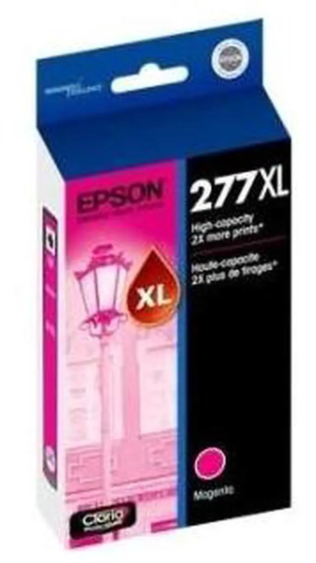 Alt view image 3 of 8 - Epson T277XL320S Durabrite Ultra High-Capacity Ink Cartridge, Magenta - Extra Large