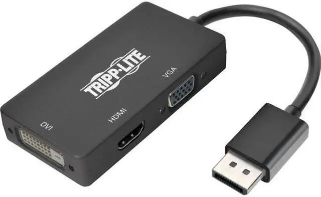Alt view image 6 of 19 - Tripp Lite Displayport 1.2 To Vga / Dvi / Hdmi Converter Adapter 4K @ 60Hz