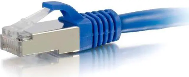 Alt view image 4 of 7 - C2G 00793 Cat6 Cable - Snagless Shielded Ethernet Network Patch Cable, Blue (3 Feet, 0.91 Meters)