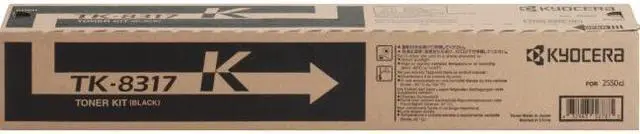 Alt view image 2 of 4 - Black Toner Cartridge for Kyocera TK-8317K TASKalfa 2550ci, Genuine Kyocera Brand