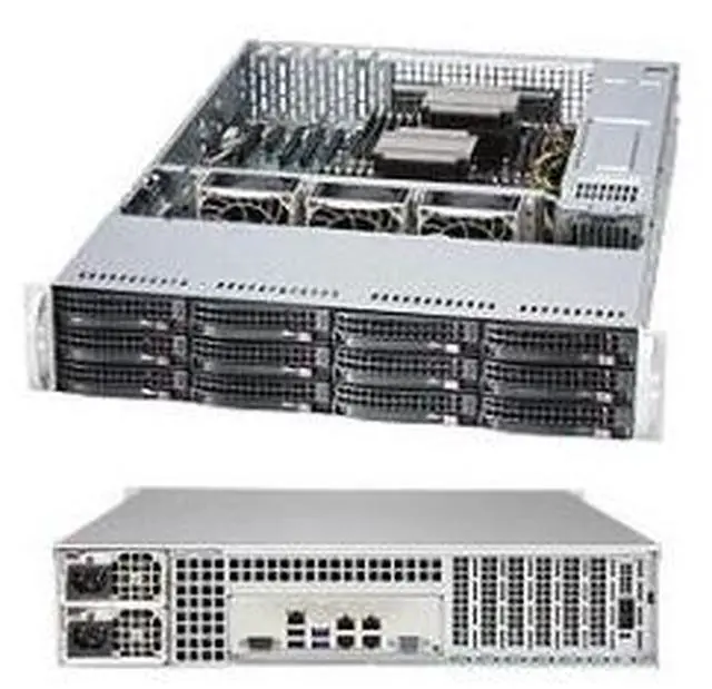 Alt view image 3 of 6 - Supermicro SuperServer 6028R-E1CR12N