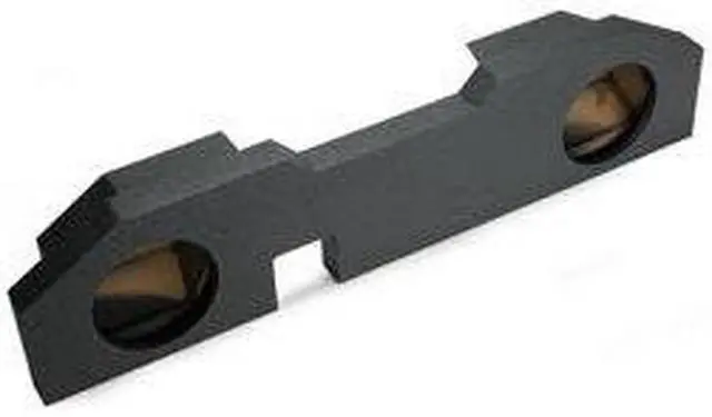 Main image of Atrend A202-12 Atrend Series 12-Inch Dual Up-Fire Bandpass Vented Enclosure for Dodge Ram Quad Cab 2002 and Up with Bedliner Finish