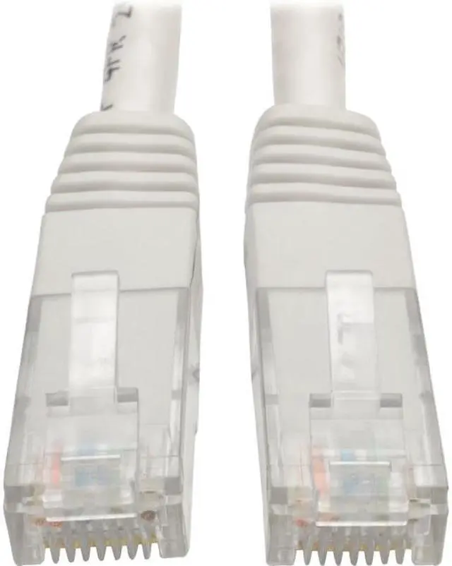 Alt view image 4 of 10 - Tripp Lite Premium N200-001-WH RJ-45 Patch Network Cable