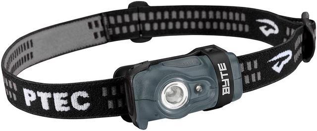 Princeton Tec BYT90-BK Black & Gray Byte 90 LED Headlamp w/2 AAA Batteries