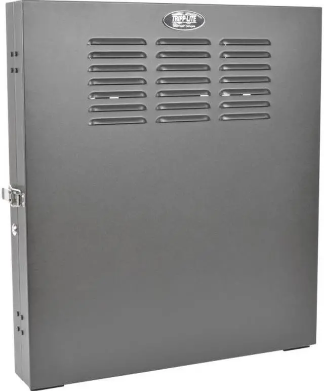 Alt view image 4 of 15 - Tripp Lite 2U Low-Profile Vertical-Mount Switch-Depth Wall-Mount Rack Enclosure Cabinet (SRWF2U)