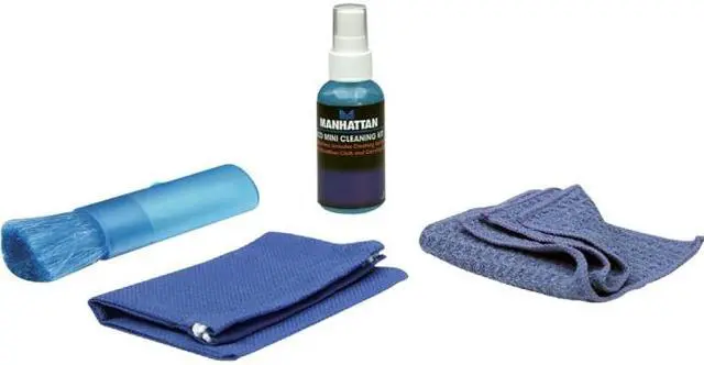 Alt view image 2 of 6 - Manhattan Lcd Mini Cleaning Kit (2 Ounces) With Microfiber Cloth Retractable Brush & Carrying Bag