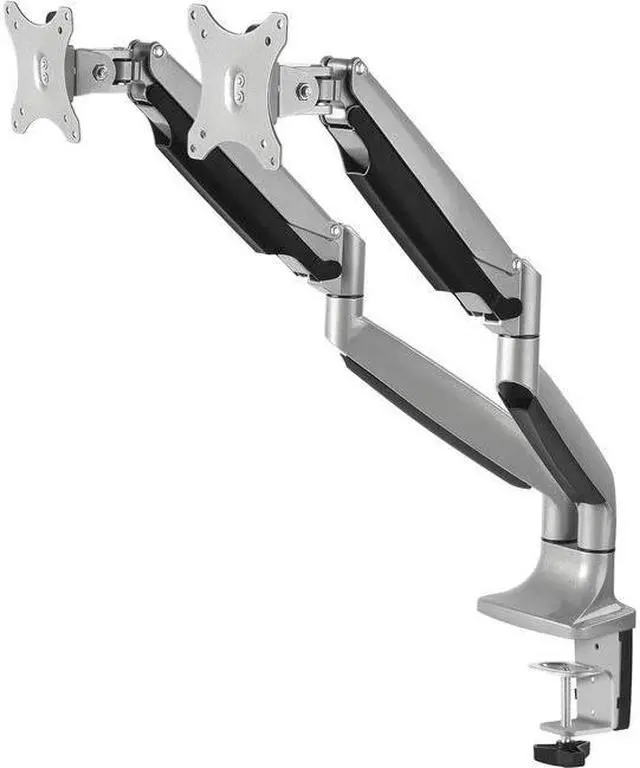 Alt view image 11 of 18 - SIIG CE-MT2E12-S1 High Premium Aluminum Gas Spring Desk Mount - Dual Monitor, VESA (75x75/100x100)