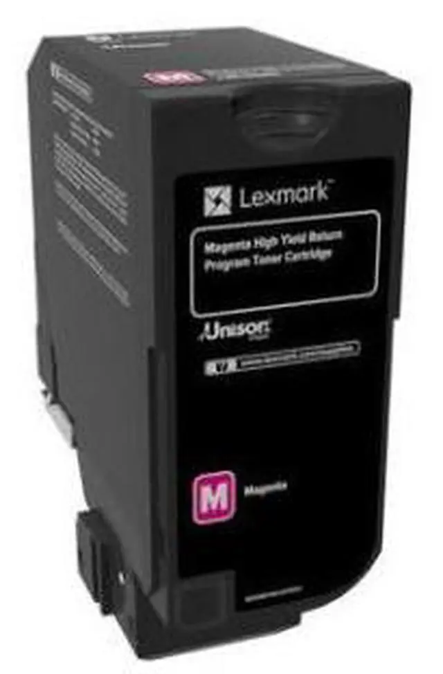 Alt view image 5 of 6 - Lexmark 74C1HM0 Unison Toner Cartridge, Magenta