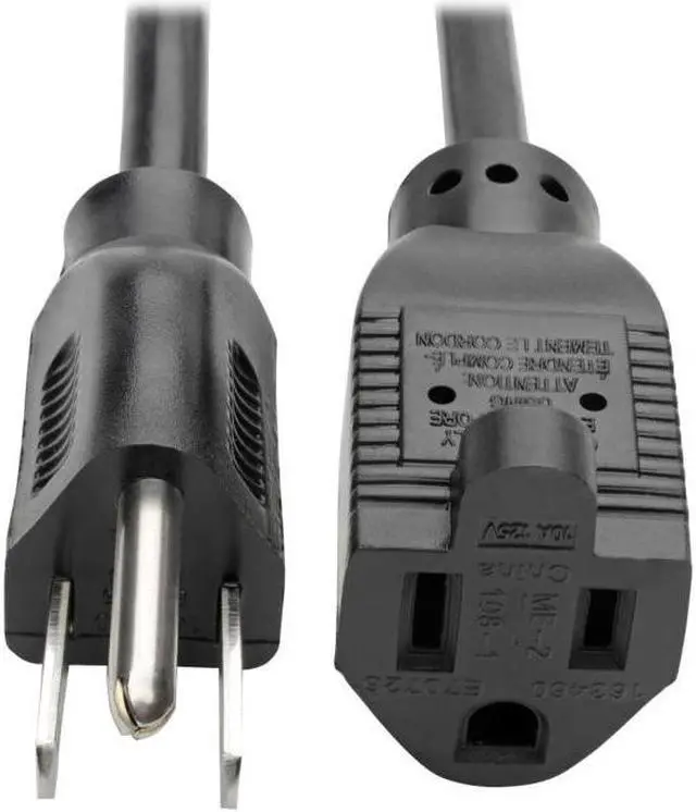 Alt view image 10 of 17 - Tripp Lite P022-003 Power Extension Cord