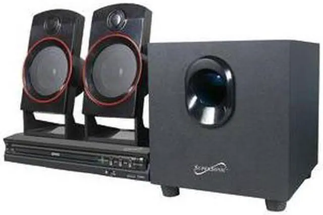 Alt view image 6 of 20 - Supersonic SC-35HT 2.1 Channel DVD Home Theater System, Bluetooth, HDMI, DVD/CD/VCD/SVCD/MP3 Playback