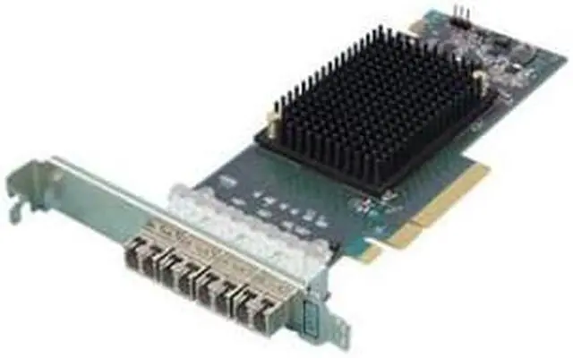 Alt view image 3 of 7 - ATTO Celerity FC-164P Quad-Channel 16Gb/s Gen 6 Fibre Channel PCIe 3.0 HBA