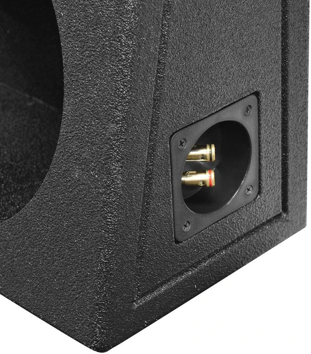 Alt view image 3 of 12 - QPOWER QBTRUCK110V Qpower Single 10 Truck Ported SPL Empty Woofer Box with Bed Liner Spray