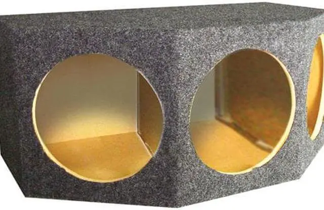 Alt view image 3 of 7 - Qpower QBASS123 *Bass123* Empty Woofer Box (3) 12" Os2