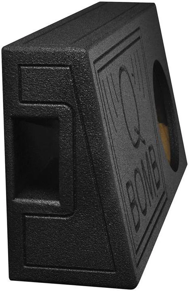 Alt view image 2 of 12 - QPOWER QBTRUCK110V Qpower Single 10 Truck Ported SPL Empty Woofer Box with Bed Liner Spray