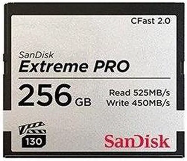 Alt view image 6 of 13 - SanDisk Extreme PRO 256GB CFast 2.0 Memory Card #SDCFSP-256G-A46D
