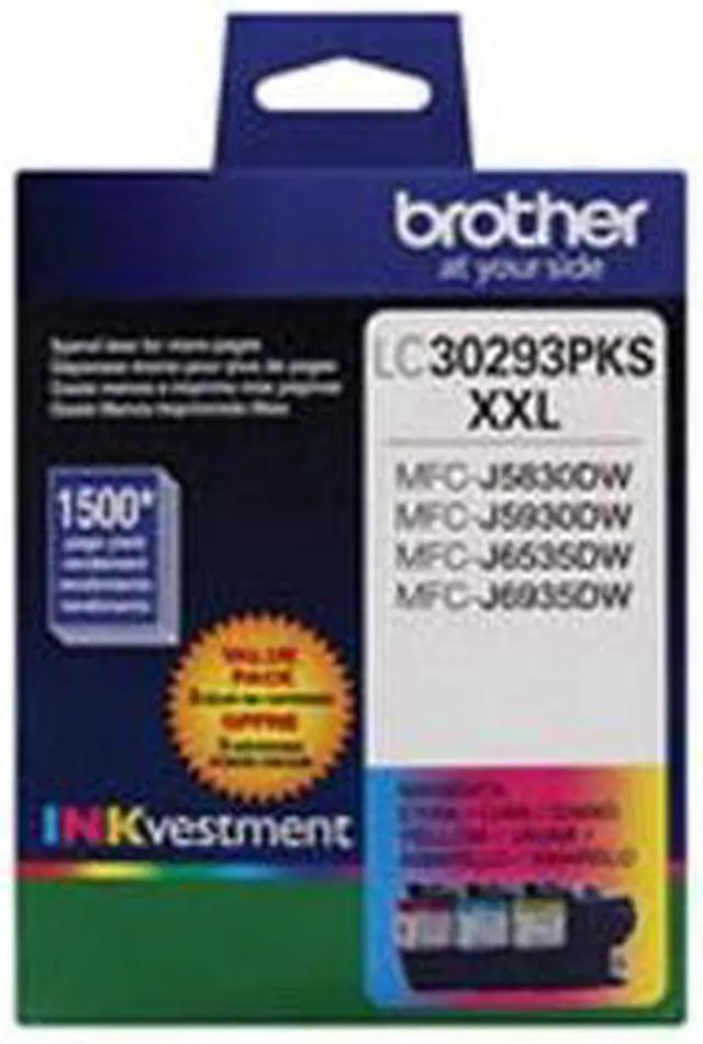 Main image of BROTHER INTERNATIONAL LC30293PK Ultra High Yield XXL 3Pk