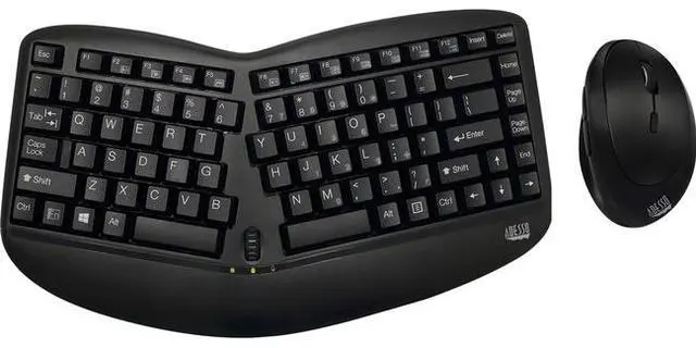 Alt view image 8 of 15 - ADESSO WKB-1150CB WRLS ERGO KEYBOARD & MOUSE