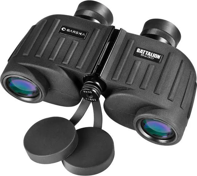 Alt view image 6 of 11 - 8x30 Battalion WP Tactical Binoculars w/ Internal Rangefinder
