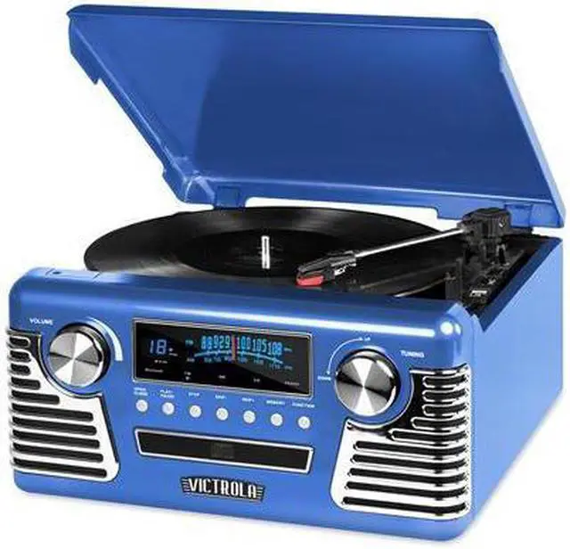 Main image of INNOVATIVE TECHNOLOGY INN-V50-200-BLU BLUETOOTH STEREO TURNTABLE WITH CD