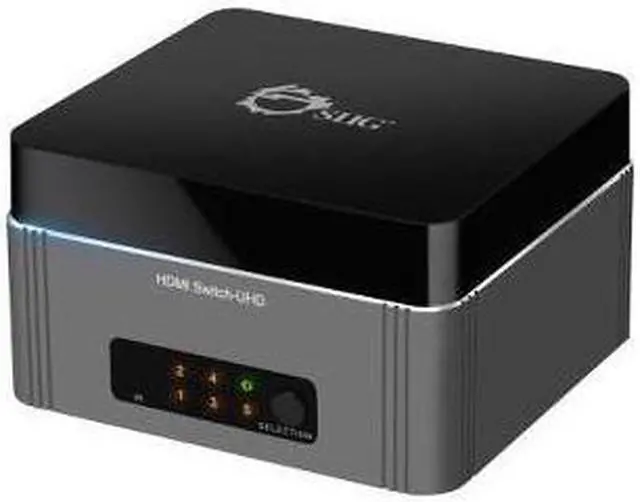Alt view image 10 of 20 - SIIG CE-H22S11-S1 Share One Uhd 4K Hdmi Display Between Five Uhd 4K Hdmi Sources With Ir Remote Co