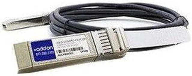 Alt view image 2 of 8 - AddOn Cisco SFP-H10GB-CU2M to HP JD097C-2M Compatible TAA Compliant 10GBase-CU SFP+ to SFP+ Direct