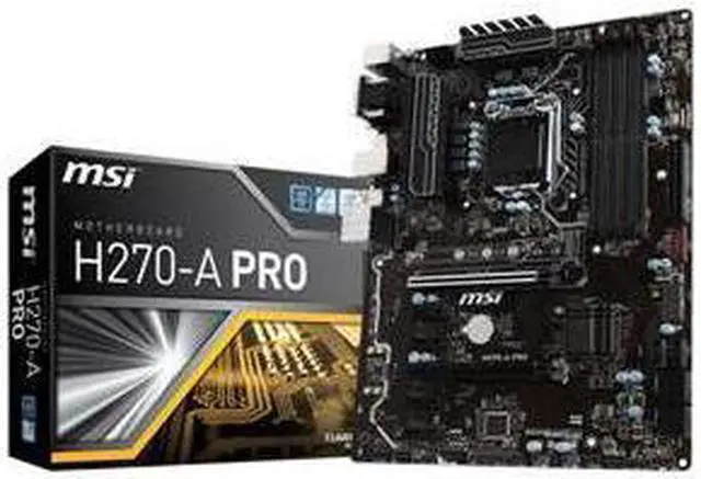 Alt view image 7 of 20 - MSI H270-A PRO LGA1151/ Intel H270/ DDR4/ 2-Way CrossFireX/ SATA3 & USB 3.1/ M.2/ A&GbE/ ATX Motherboard